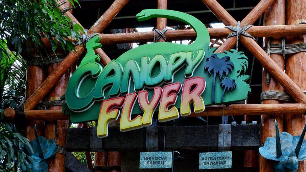 Have a pterodactyl's eye view of the entire Lost World at Canopy Flyer! Credits: Flickr