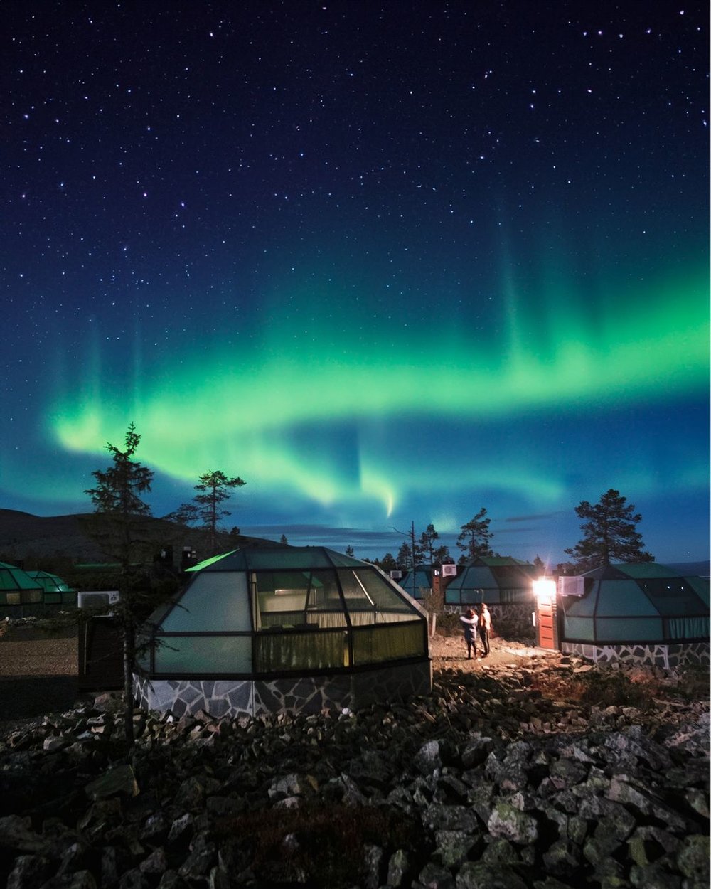 芬蘭 拉普蘭極光