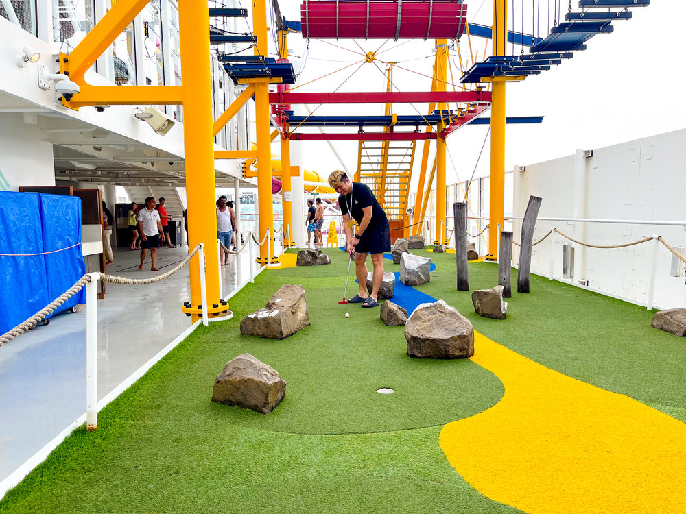 RWC Mini Golf, Table Tennis, Rock climbing