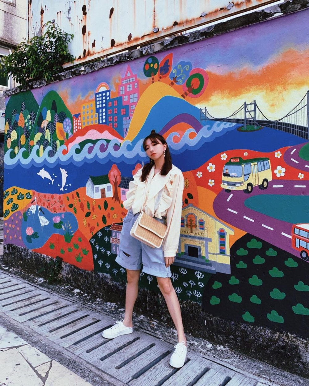 Kam Tin Mural Village in Hong Kong