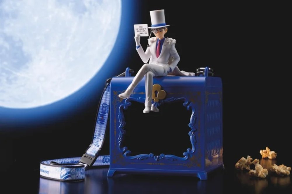 USJ コナン オリジナルフード2024 月下の奇術師 怪盗キッド・ポップコーンバケツ