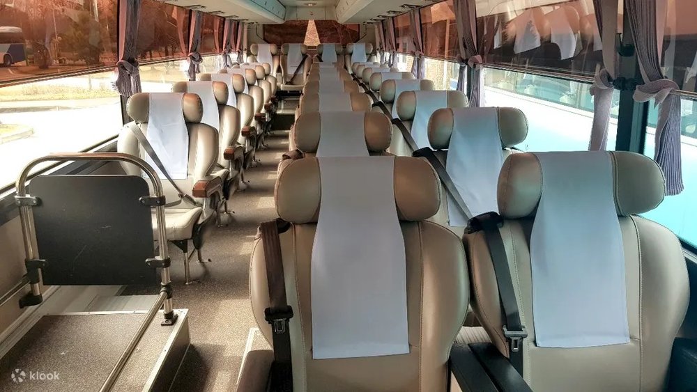 韓国 仁川空港 リムジンバス KAL LIMOUSINE 車内