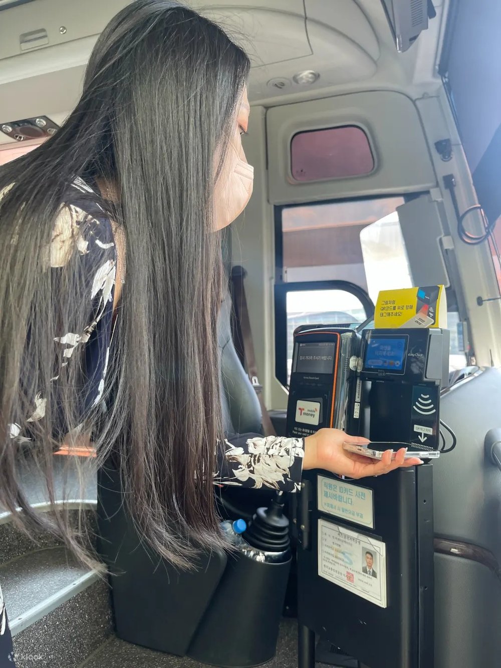 韓国 仁川空港 リムジンバス 乗車時