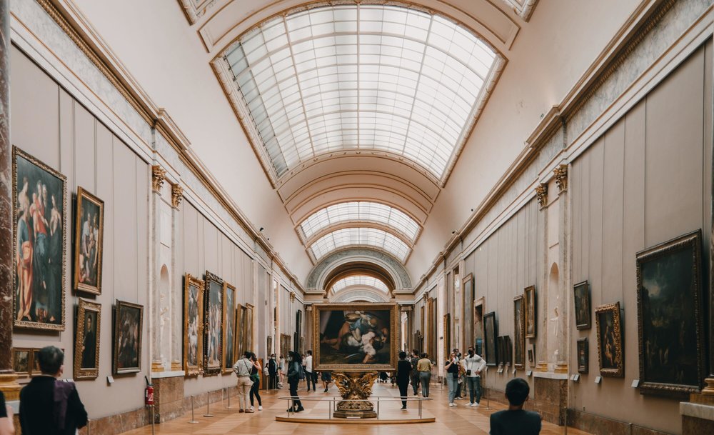 inside the louvre museum