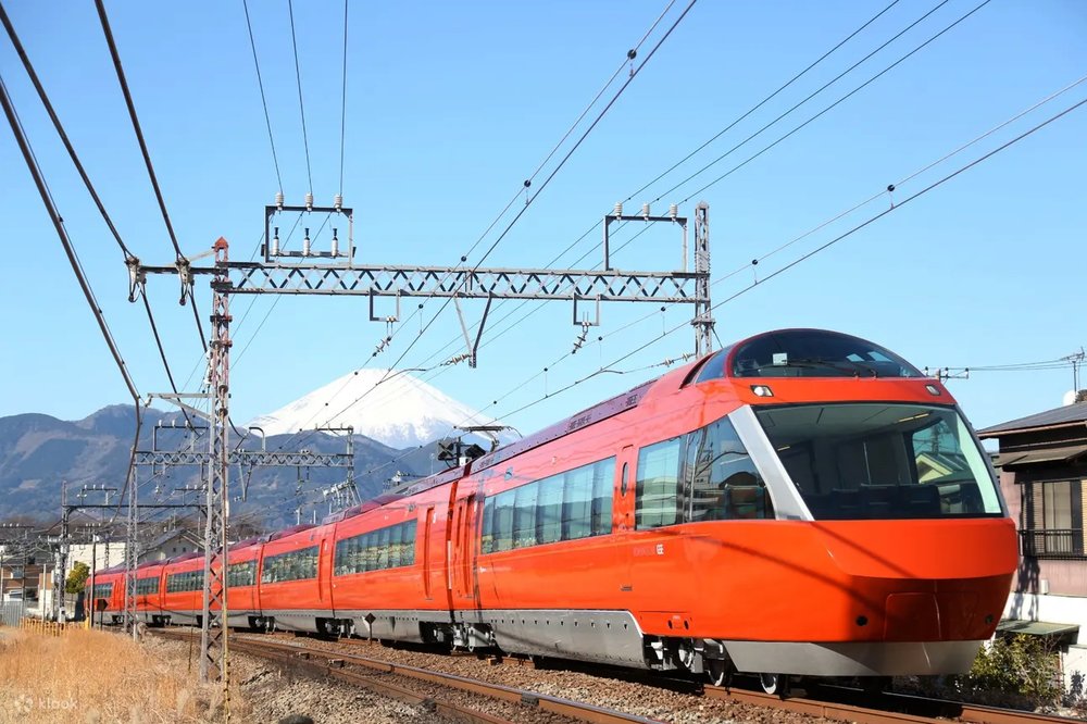 Odakyu Line’s Romancecar Limited Express train