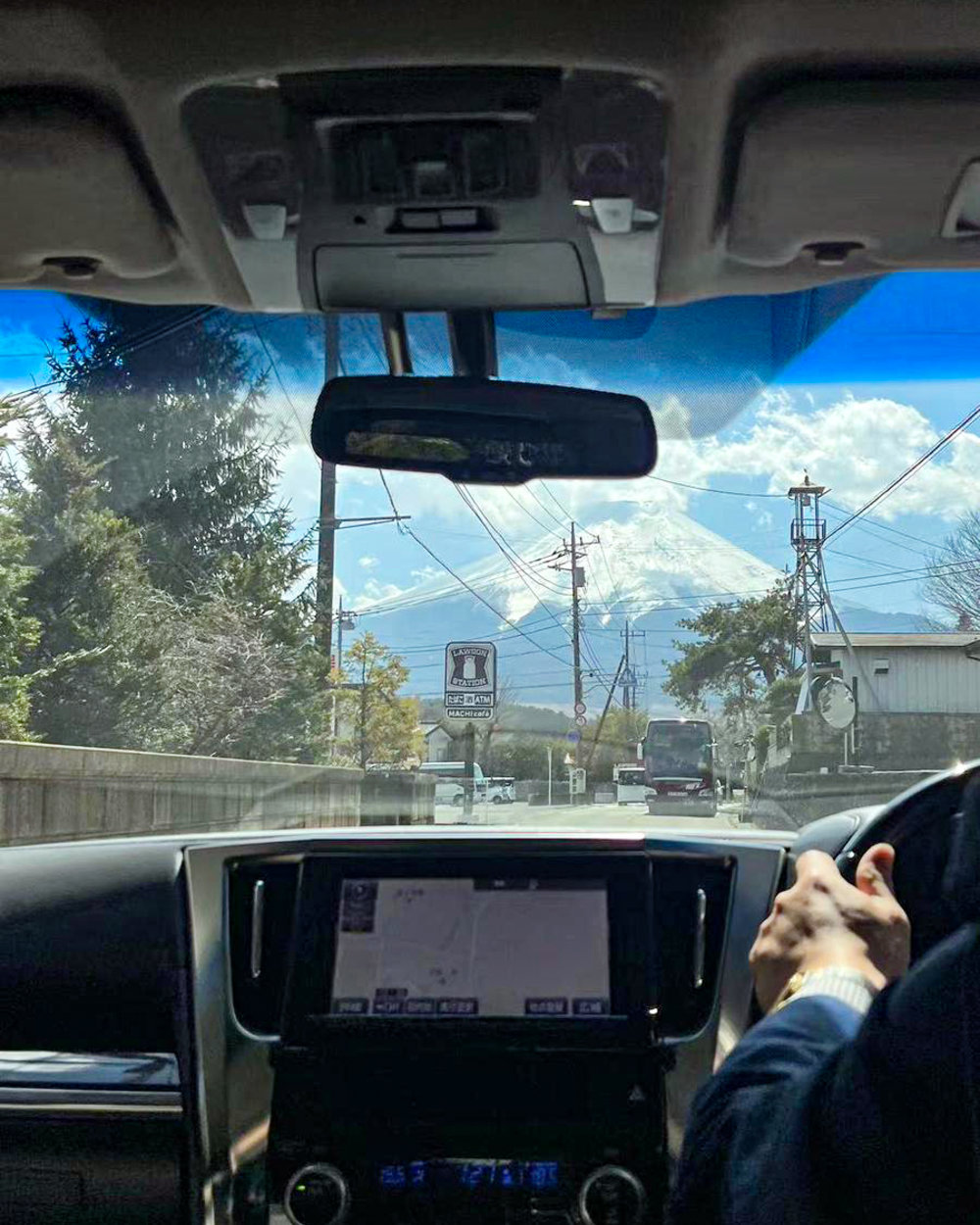 View of Mt Fuji from Private Car Charter