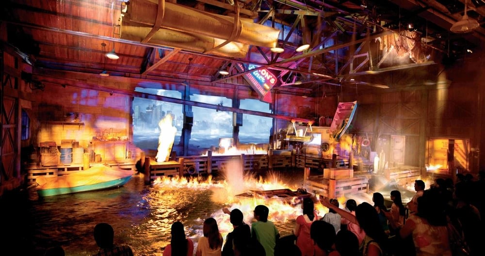 新加坡環球影城表演：史蒂芬·史匹柏電影特效製片場