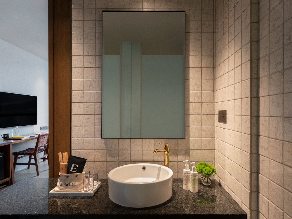 大安伊普索凱悅尚選酒店：景觀房廁所