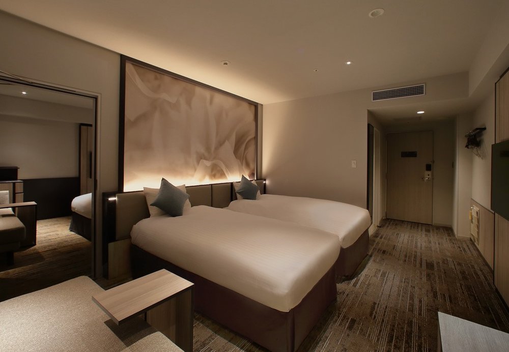 環球影城東方飯店中等雙人房連通房