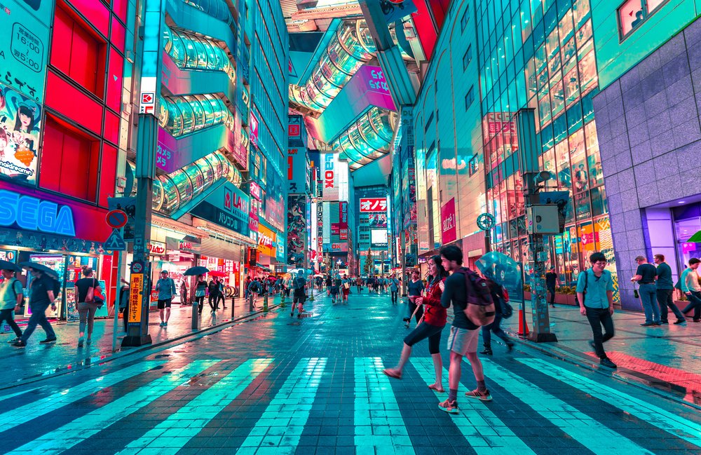 Pedestrian in Tokyo Japan