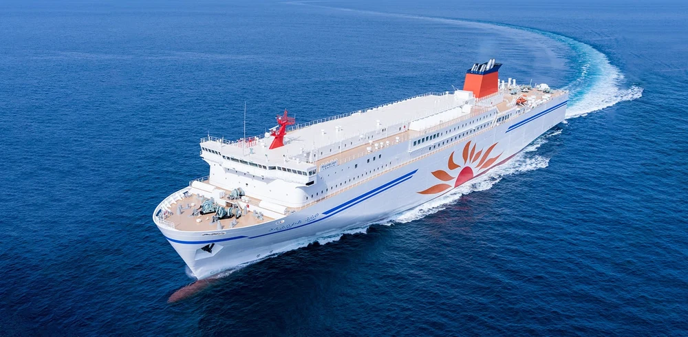 Japan Sunflower Ferry from Oarai (Ibaraki) to Tomakomai (Hokkaido)