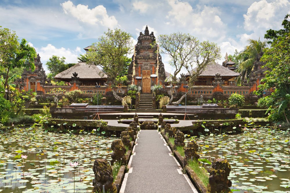 Hồ sen đền Saraswati