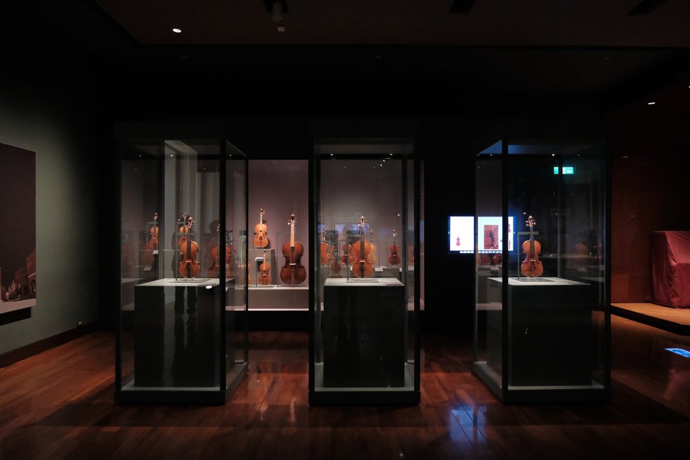樂器類:提琴展區 圖片來源:IG@zhiyingqq