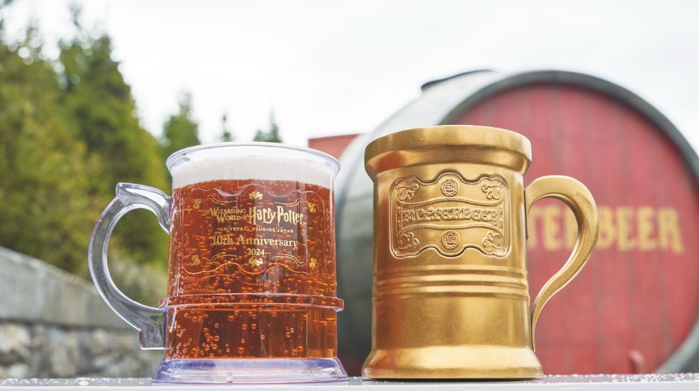 USJハリーポッター バタービールの２種類のアニバーサリー・マグカップ