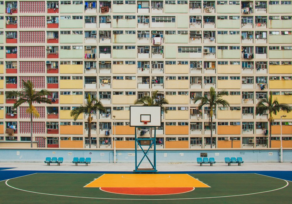 Choi Hung Estate Rooftop Basketball Court