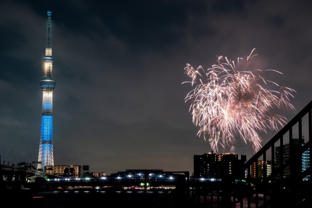 Lễ Hội Pháo Hoa Sông Sumida – Tokyo