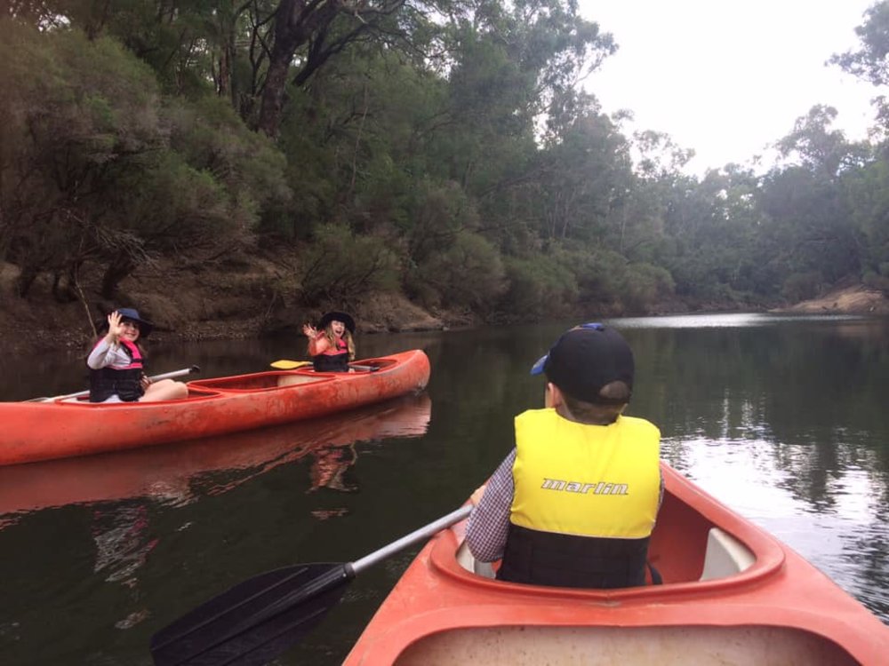 Paddle away on a canoeing tour in perth