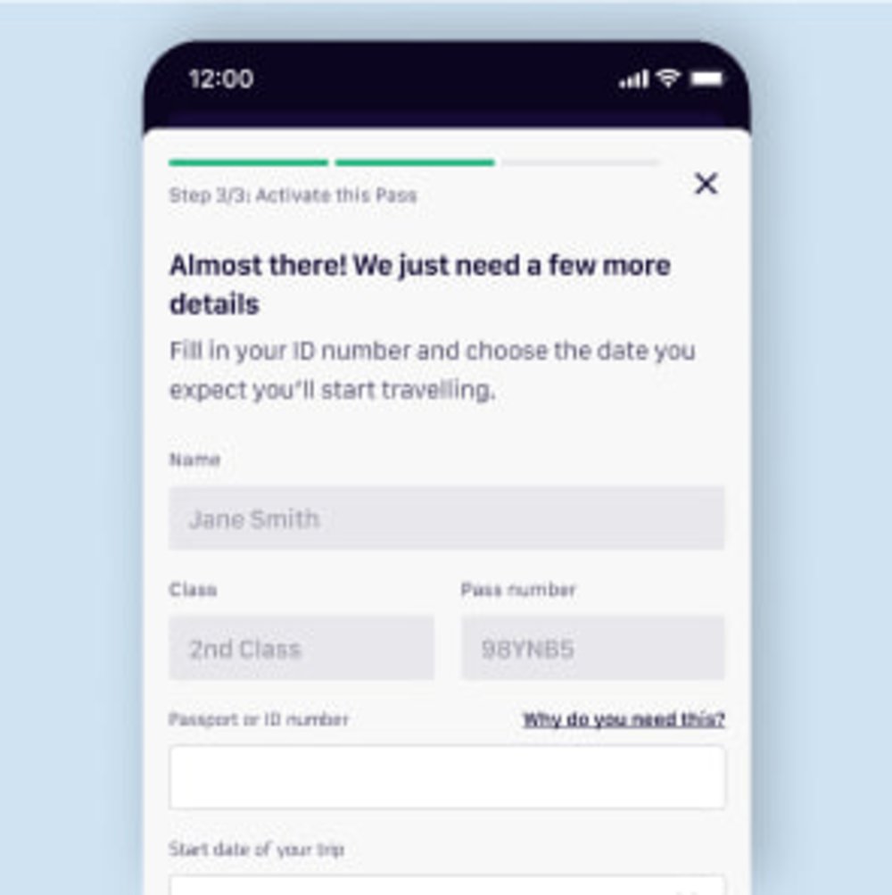 啟動歐洲鐵路通票