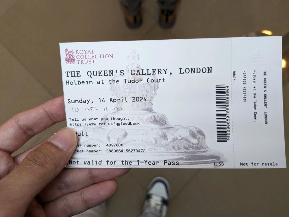  UK ロンドン クイーンズギャラリー（バッキンガム宮殿） チケット