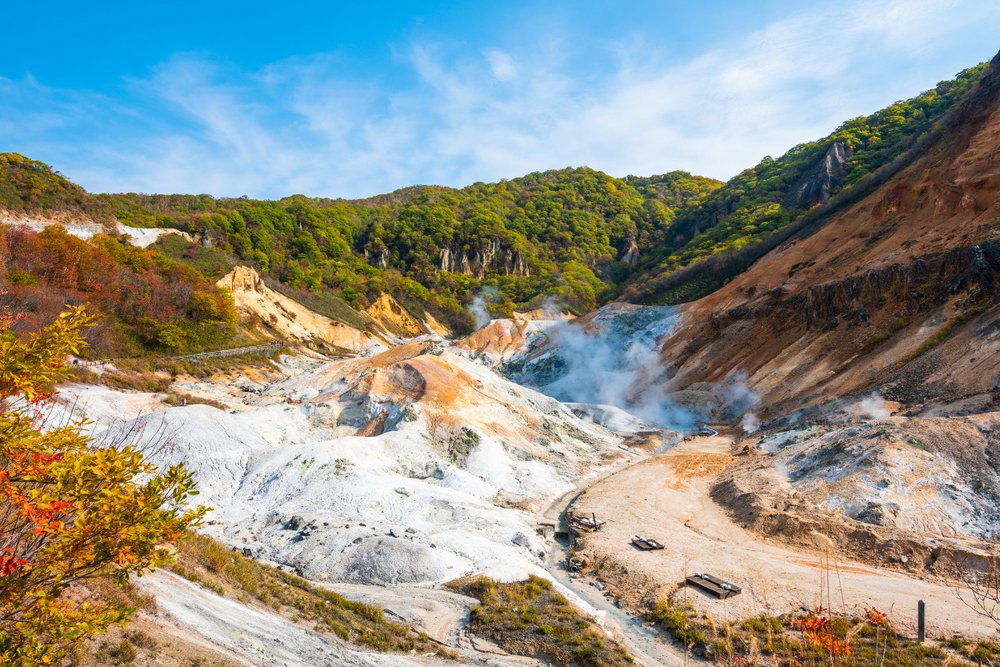 Suối Nước Nóng Noboribetsu Hokkaido