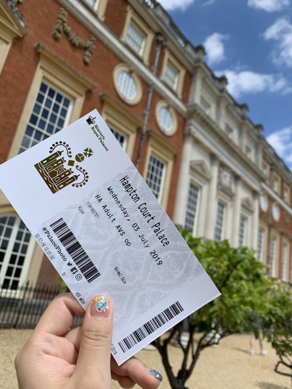 UK ハンプトン・コート宮殿 チケット
