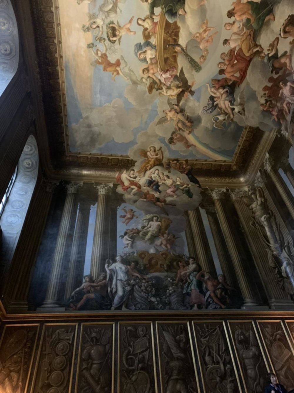 UK ハンプトン・コート宮殿 Silverstick Stairs