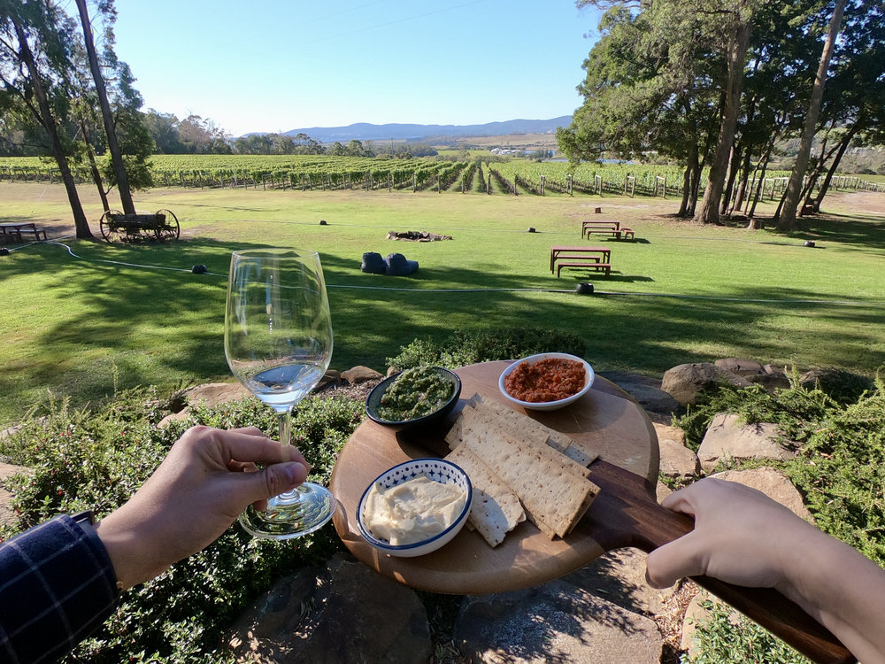 tasmania road trip Tamar Valley Wine Route