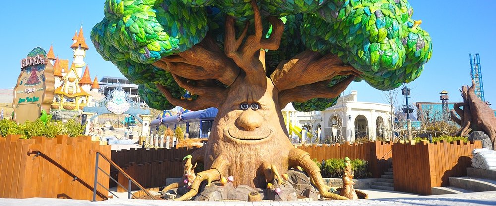 釜山樂天世界｜打卡景點 Talking Tree