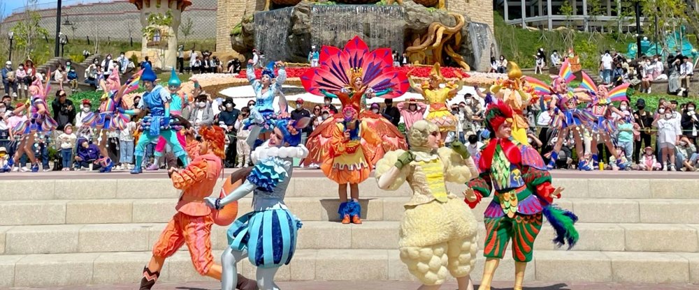 釜山樂天世界表演｜魔法森林遊行