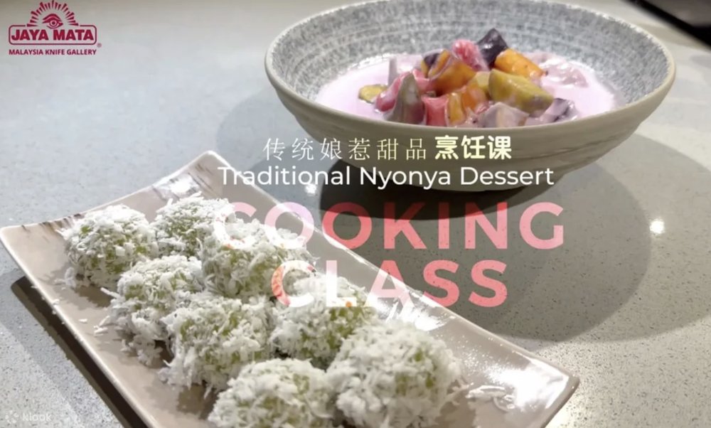 nyonya dessert cooking class malacca