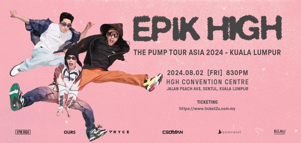 Epik High THE PUMP Tour Asia 2024 in Kuala Lumpur