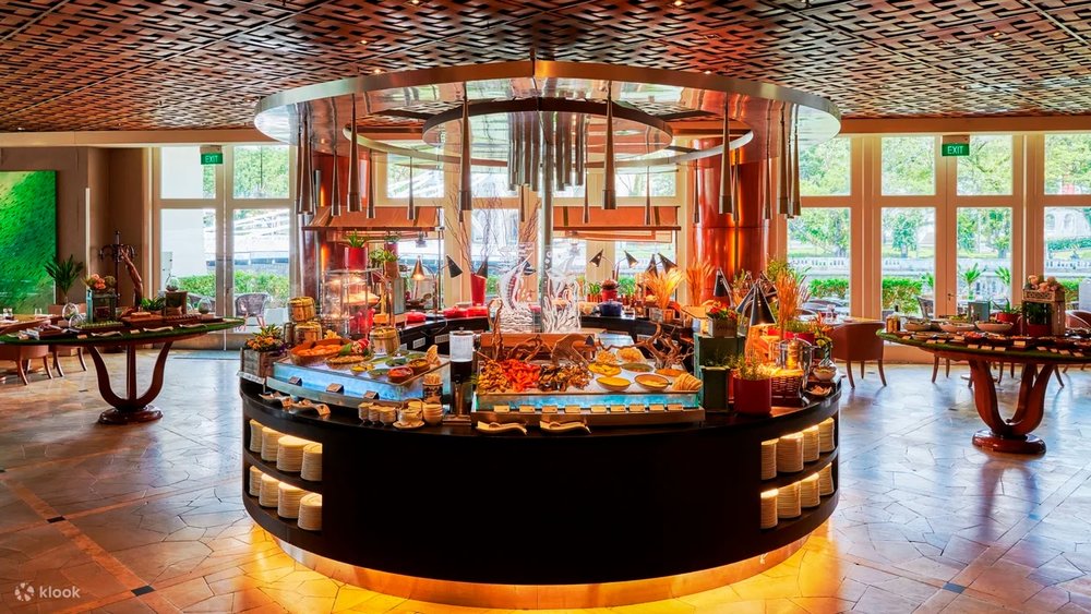 Town Restaurant at The Fullerton Hotel Singapore