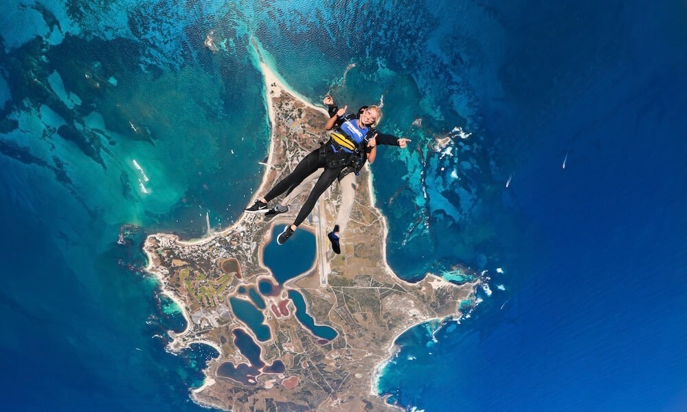 Things to do in Western Australia - Rottnest Island Tandem Skydive