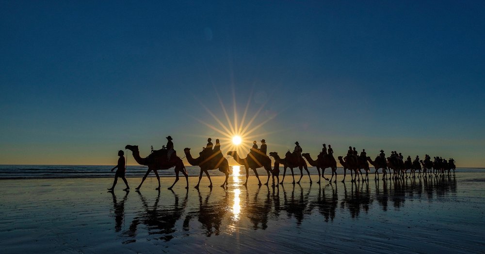 Things to do in Western Australia - Camel Riding at Cable Beach Broome