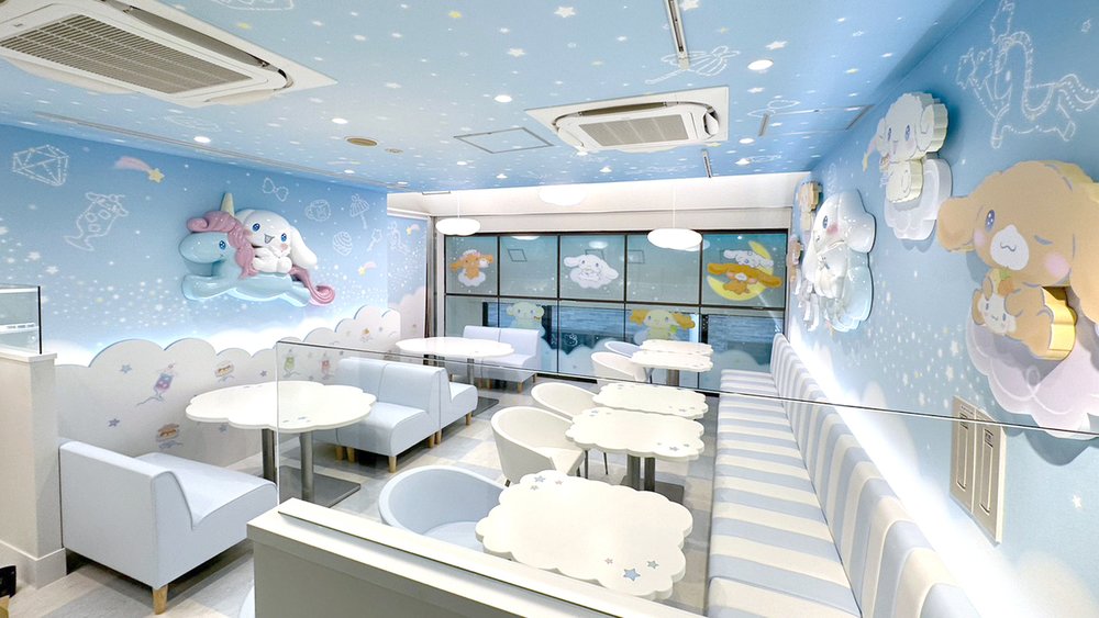 family friendly restaurants in osaka Cinnamoroll Cafe Osaka Namba Ebisubashi Store