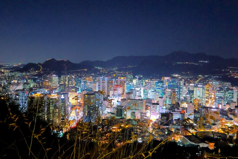 Nソウルタワーからの夜景