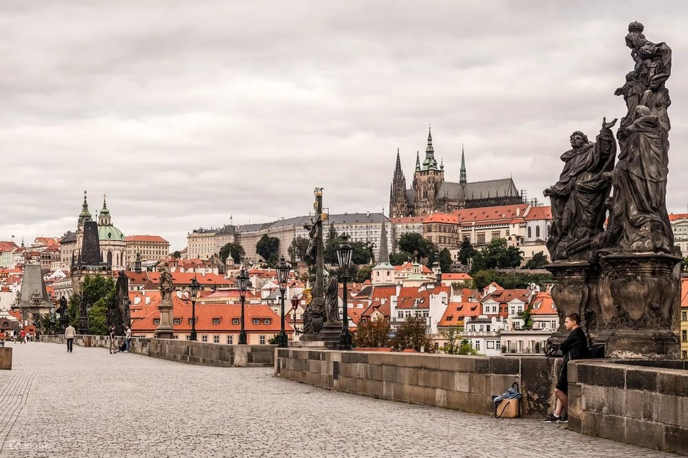 Charles Bridge and Prague Castle