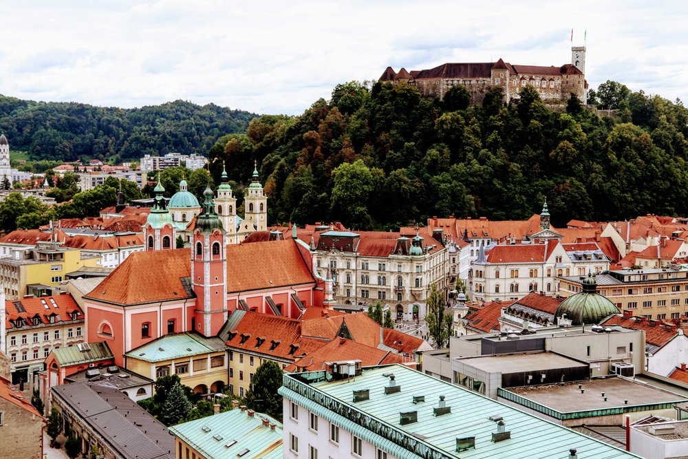 Old town of Ljubljana