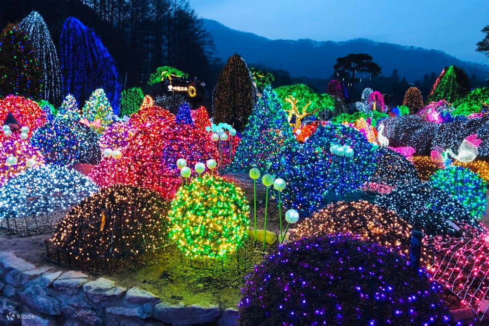 lễ hội ánh sáng tại Garden of Morning Calm