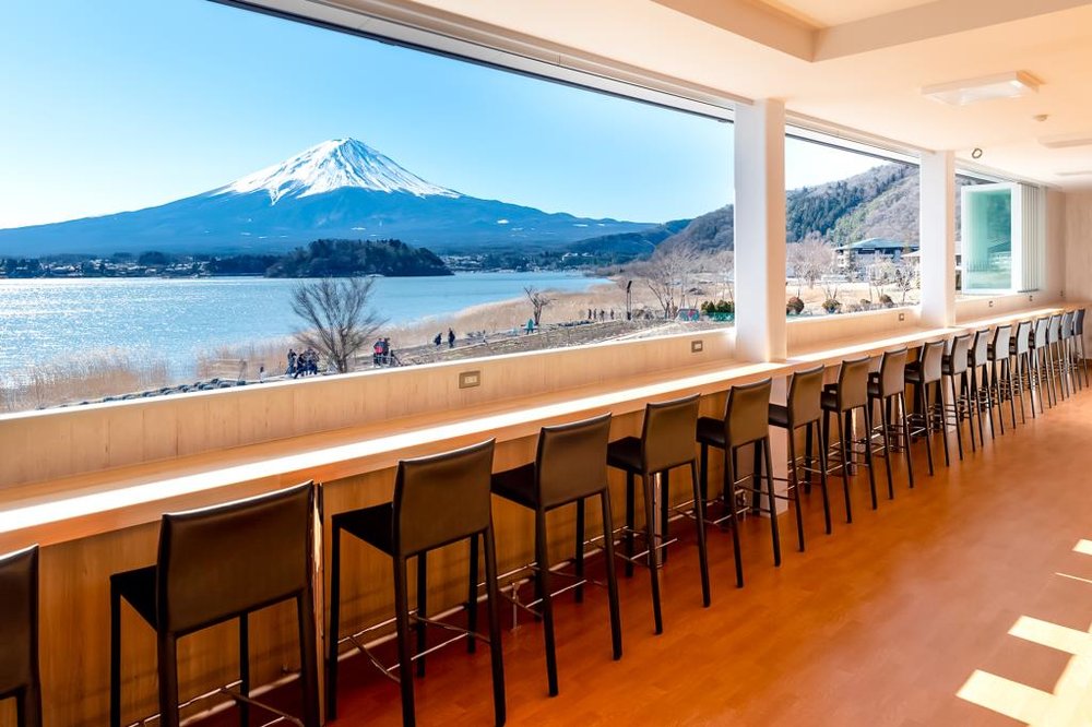 where to eat with a view of fuji Kitchen Fujiyama View