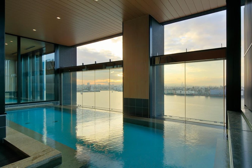 日本環球影城森格拉爾天空水療飯店｜SKYSPA 大浴場