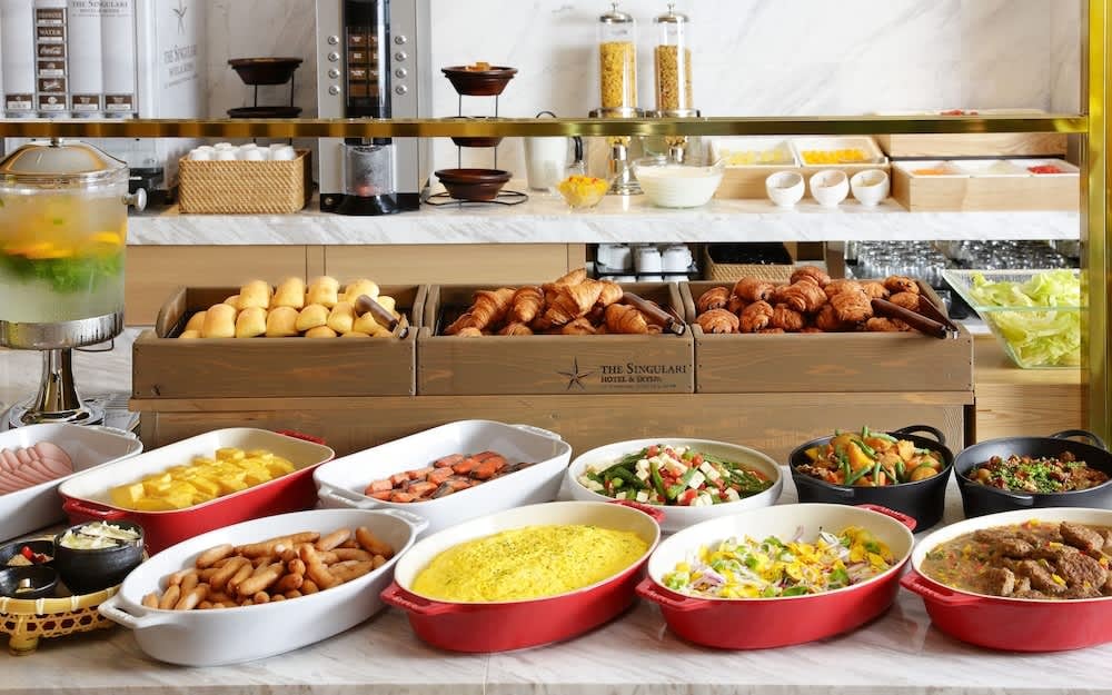 日本環球影城森格拉爾天空水療飯店｜餐廳自助早餐