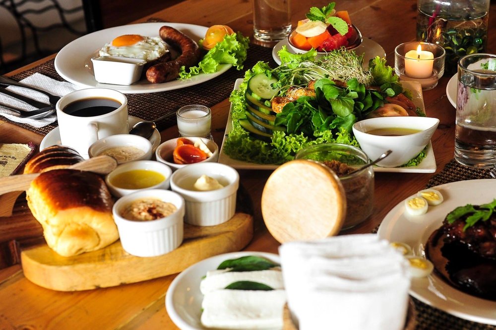 Breakfast mean in Cafe By The Ruins