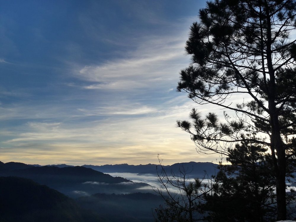 Kiltepan View Point in Sagada at night
