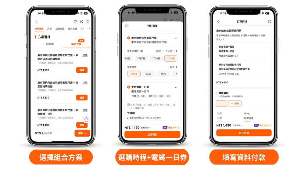 如何購買門票+車票