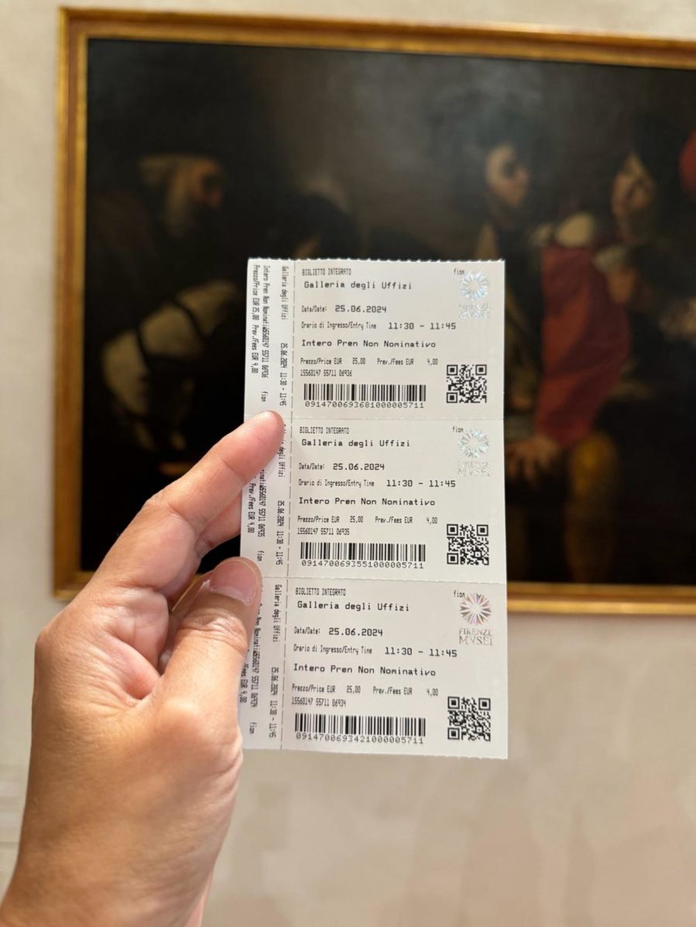 イタリア フィレンツェ ウフィツィ美術館