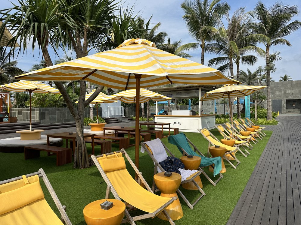 seats in atlas beach club