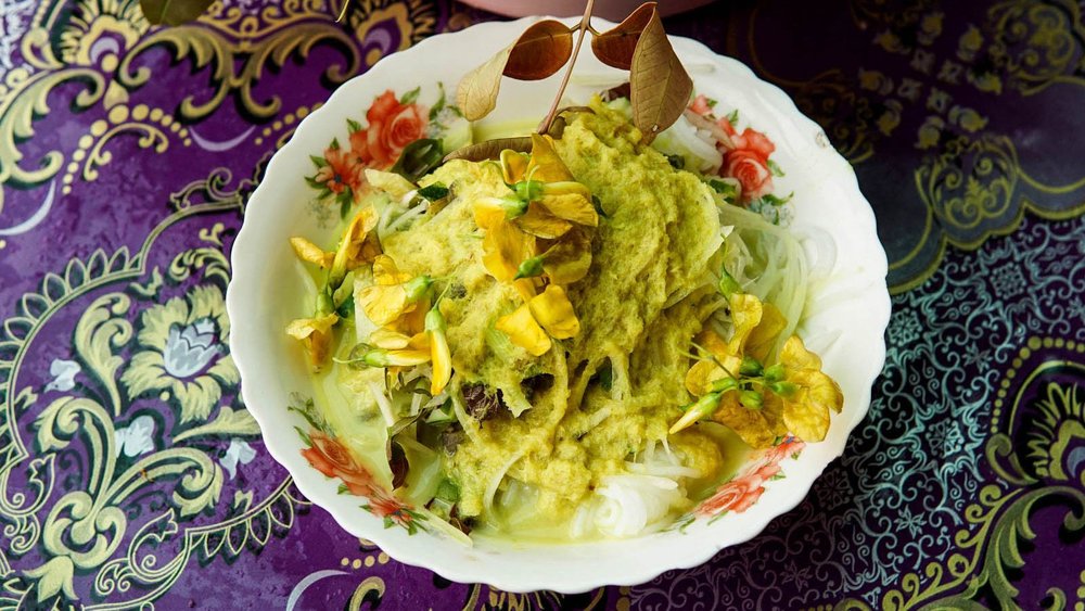 Nom Banh Chok - Món Mì Kiểu Khmer