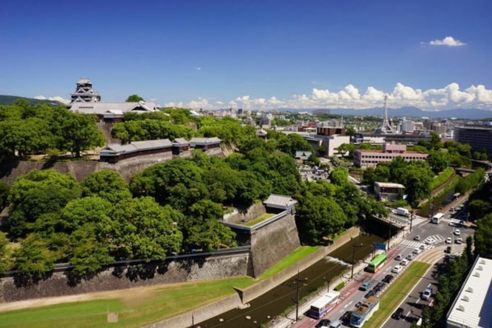 地震前的熊本城 北九州自由行 