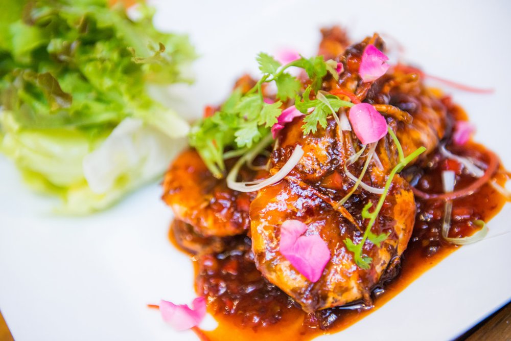 Goong Makham - Tôm Chiên Sốt Me